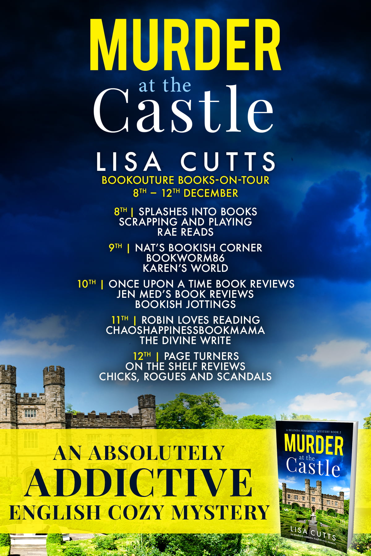 MURDER AT THE CASTLE BOOK TOUR