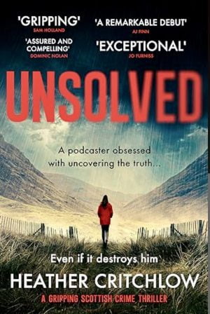 UNSOLVED BY HEATHER CRITCHLOW – BOOK REVIEW