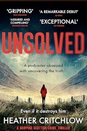 UNSOLVED BY HEATHER CRITCHLOW – BOOK REVIEW
