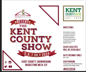 THE KENT COUNTY SHOW AT DETLING, MAIDSTONE, KENT UK