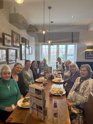 LADIES THAT LUNCH AT THE HUNGRY HORSE, FOLKESTONE, UK
