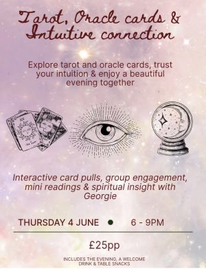 SPIRITUAL EVENING AT THE COTTERIE THURSDAY 4th JUNE AT 6PM